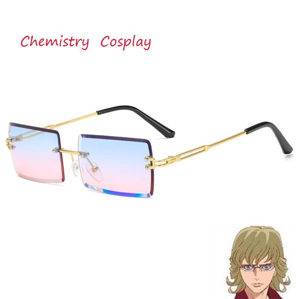 

sunglasses tiger & and barnaby jr cosplay glasses, White;black