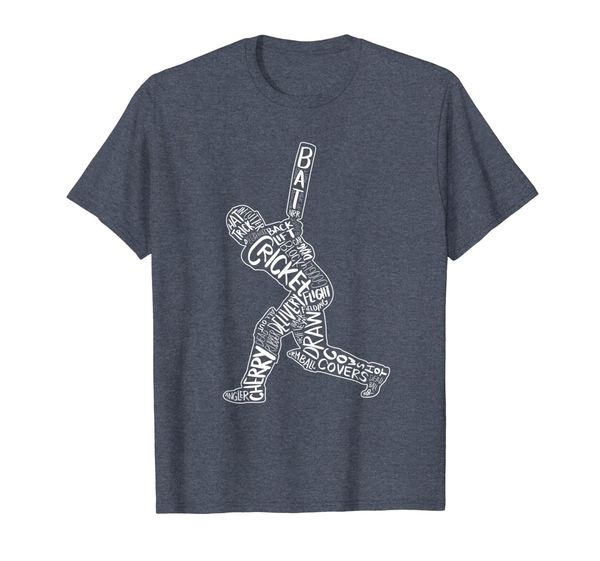

cricket game player word cloud t-shirt, White;black