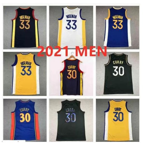

embroidery 33 wiseman 30 curry breathable sport sportswear jersey stitched, Black