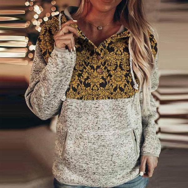 

women's hoodies & sweatshirts 3d printed 2021 fashion hoodie folk-custom style pullover ethnic sweatshirt pocket long sleeve shirt #st, Black