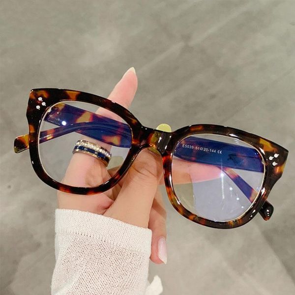 

sunglasses oversized square retro anti blue light optical glasses frames men women fashion computer eyeglasses 50781, White;black