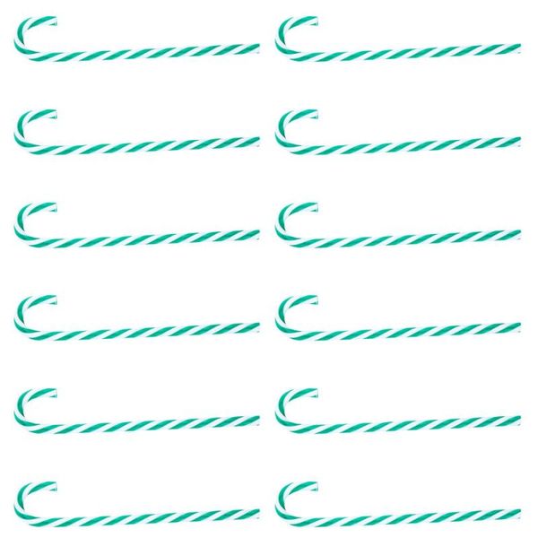 

christmas decorations 12pcs decorative pendant candy cane hanging xmas tree decor