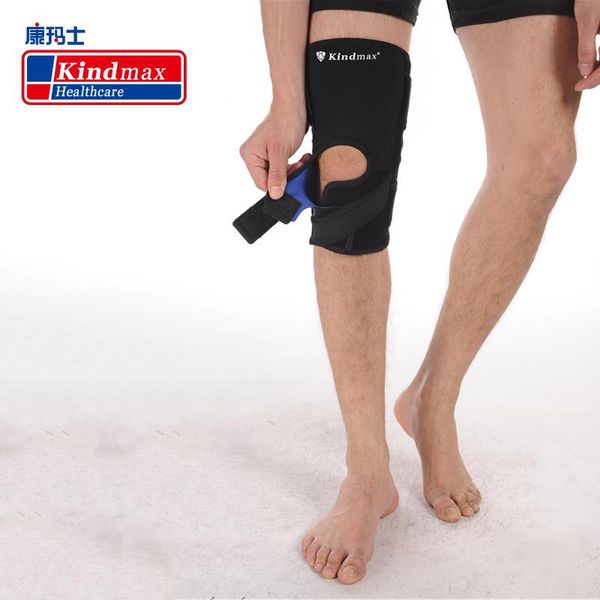 

elbow & knee pads kindmax healthcare short support elastic hole kneepad sports safety brand quality, Black;gray