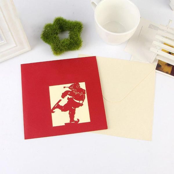 

greeting cards bright-colored novelty interesting fun christmas card attractive easy carry for kids