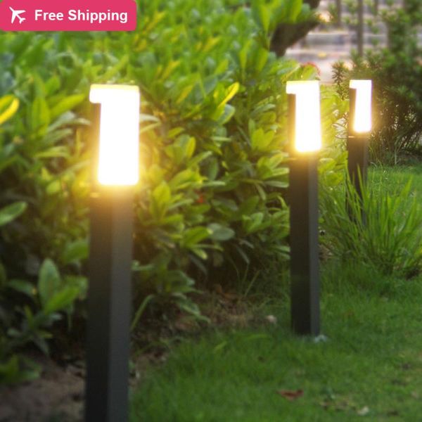 

lawn lamps 10pc outdoor led lamp waterproof ip65 aluminum acrylic lampshade courtyard villa patio yard landscape pathway