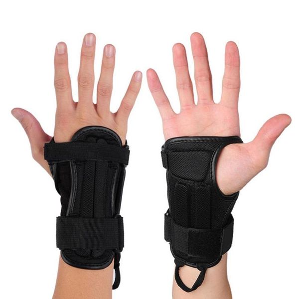 

wrist support 1 pair weight lifting hand grips training workout gloves fitness sports body building palm protector, Black;red