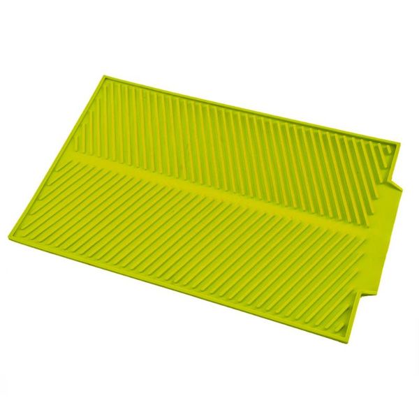 

mats & pads non slip drying mat kitchen practical organizer rectangle table durable tableware tray dish drainer silicone sink heat resistant