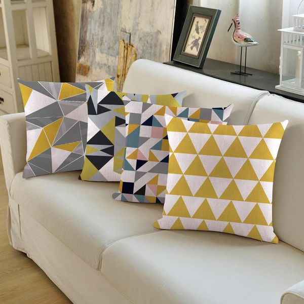 

cushion/decorative pillow gy0013 geometric cushion case (no filling) 1pc polyester home decor bedroom decorative sofa car throw pillows