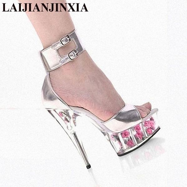

plus size 35-46 beautiful platform 15cm high heel fashion shoes,thin heels sandals, dress wedding shoes k-191 sandals, Black