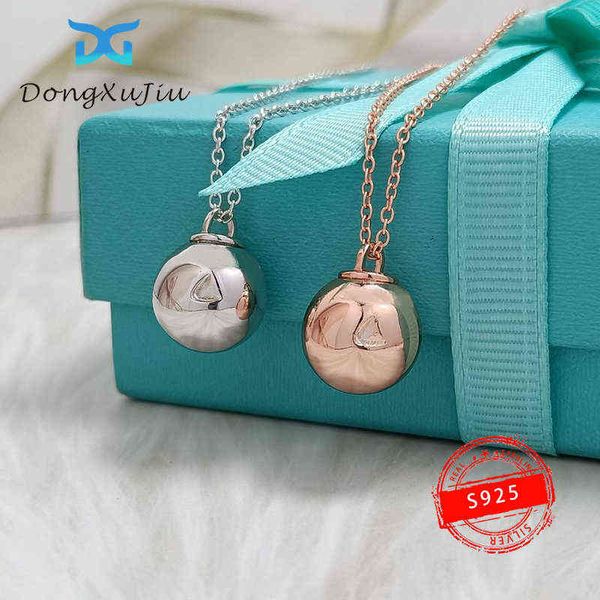 

s925 sterling silver necklace, ball necklace, tf , exquisite gift for girlfriend aa220315