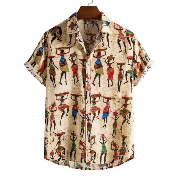 

men's casual shirts hawaiian shirt cotton men summer short sleeve collar beach camicias european american plus size clothes, White;black