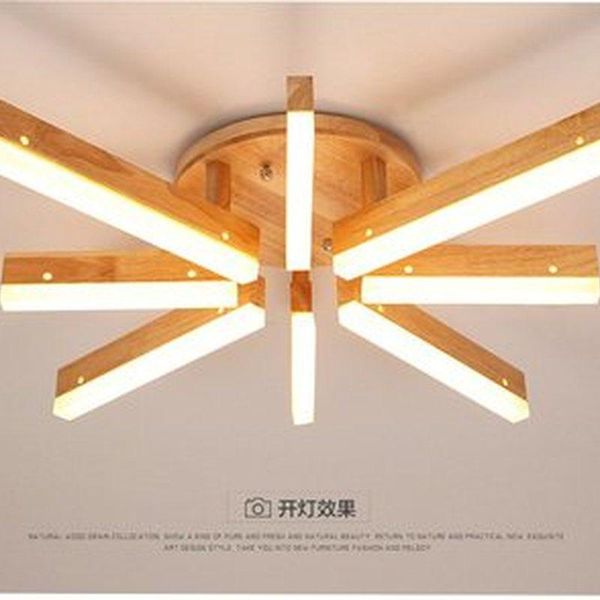 

ceiling lights led wooden for bedroom living room ac85-265v with lamparas de techo lamp fixtures