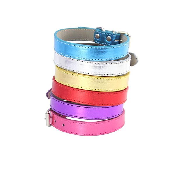 

pet dog cat collar pu brilliant adjustable collars control handle training puppy kitten supplies products & leashes