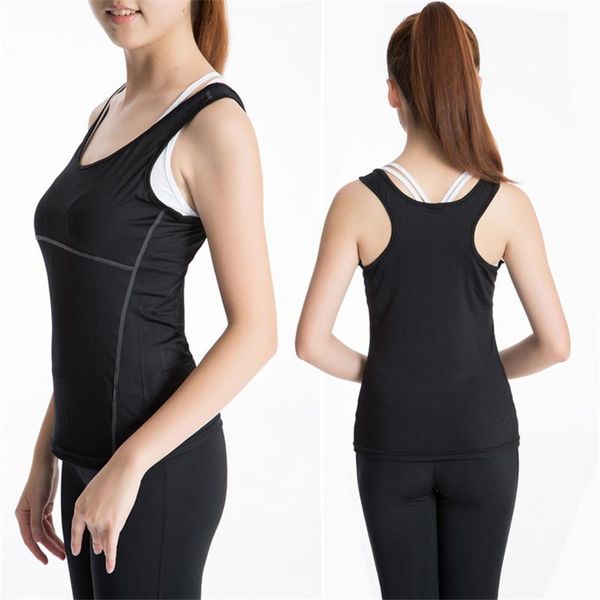 

yoga outfit women quick dry sweat-wicking running gym workout tank sleeveless