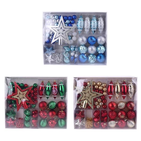 

party decoration christmas xmas tree ornaments decorative balls set 83xc