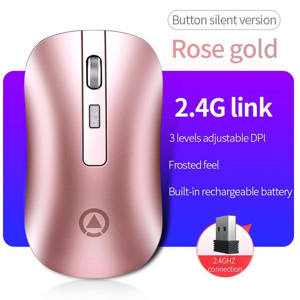 

mice maus wiederaufladbare bluetooth-mauskabellose computer-lautlos-maus ergonomische gaming-maus ist fÃ¼r lap geeignet mouse