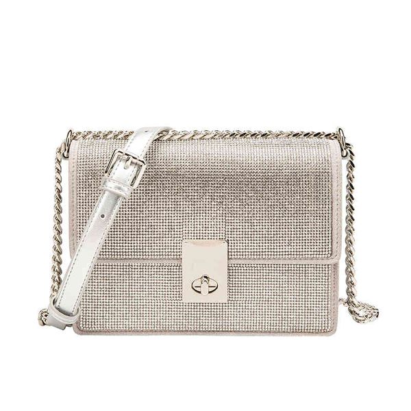 

crossbody flap trend messenger s white strass montaigne trending shoulder women handbag rhinestones chain bag new
