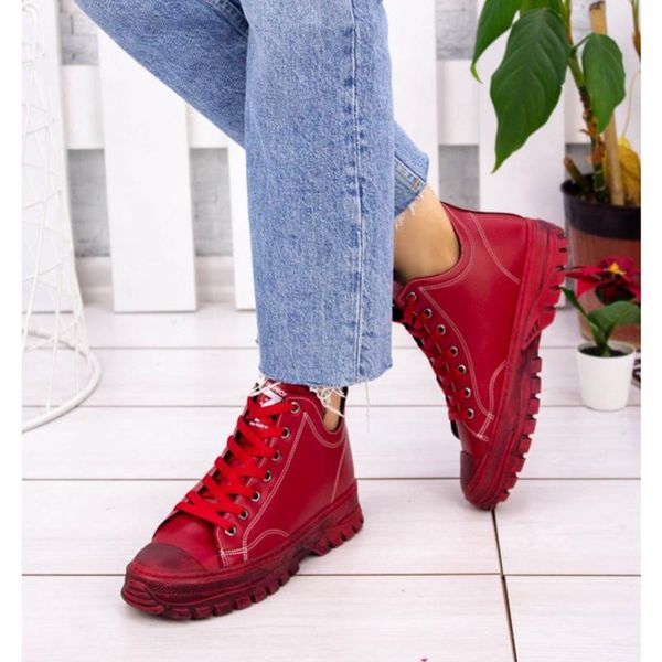 

ewan red leather boots, 2021 fashion wool liner, lace-up, sports, casual, leather, spring autumn boots, Black