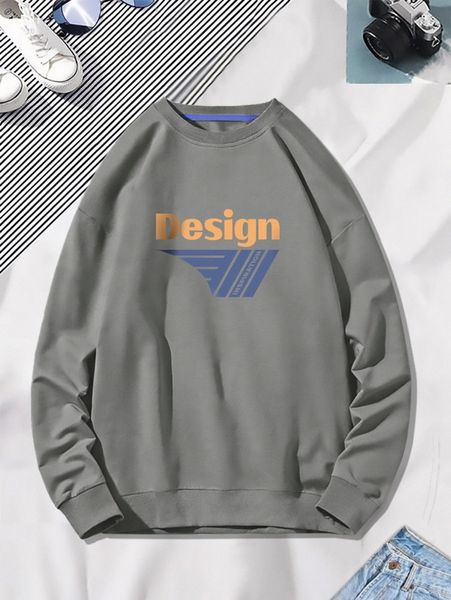 

men letter graphic drop shoulder sweatshirt h4f9#, Black