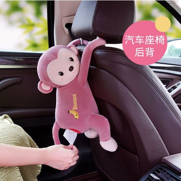 

tiktok tissue box, jitter, toon cute doll, monkey back hanging carton