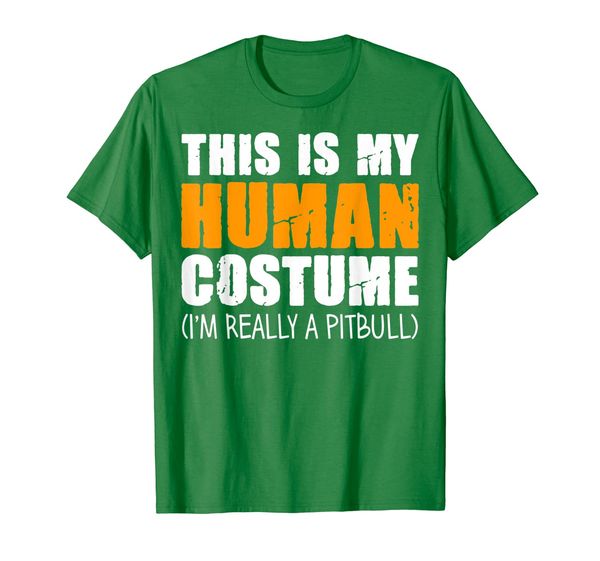 

this is my human costume i'm really a pitbull t-shirt, White;black