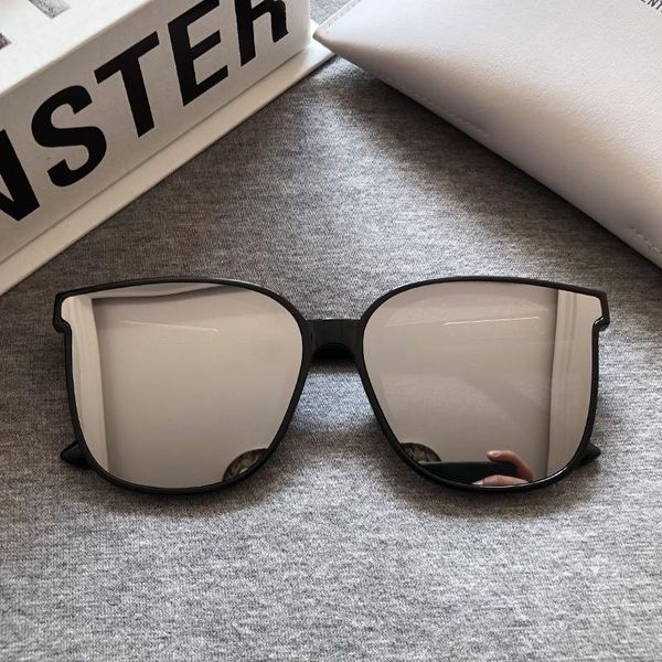 

sunglasses 2021 men brand designer korean classic gentle monster square sun glasses fashion star version male retro, White;black