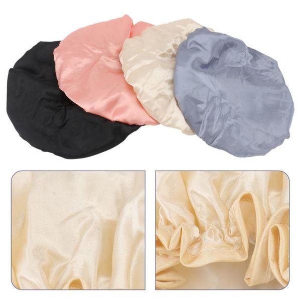 

4pcs double-layer bath caps waterproof shower household bathing