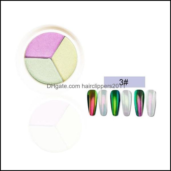 

nail art kits & salon health beauty 80% 3 color shining glitter fine powder pigment palette diy manicure decoration drop delivery 2021 2njmr