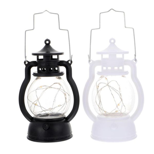 

portable lanterns 2pcs home festival lamp vintage kerosene scene vibe led