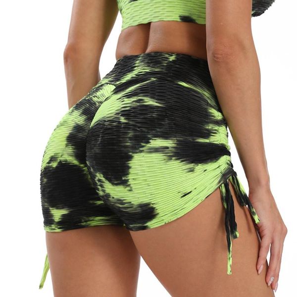 

high waist workout shorts push up lady active skinny female tie tight color elastic summer women bandage pants fitness women's, White;black