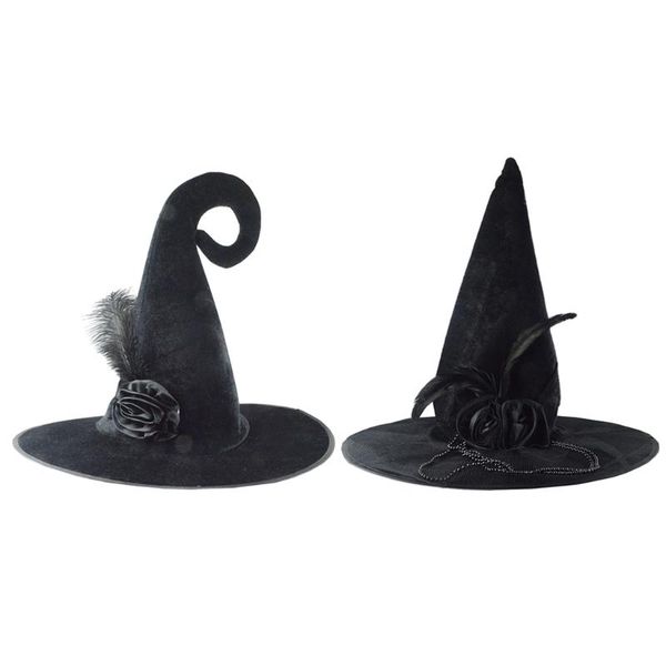 

party hats halloween witch wizard hat costume headgear devil cosplay props decor
