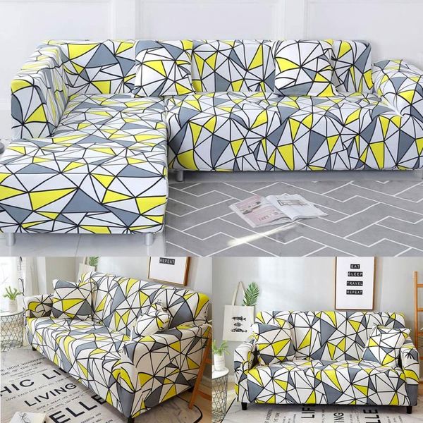

chair covers svetanya 1pc stretch sofa cover slipcovers 1234-seater l shaped printed couch case