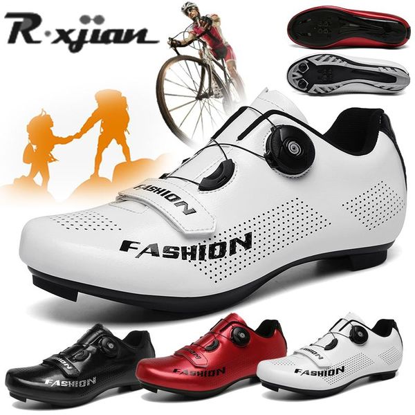 

cycling footwear r.xjian bicycle shoes mountain bike men's self-locking road #36-48, Black