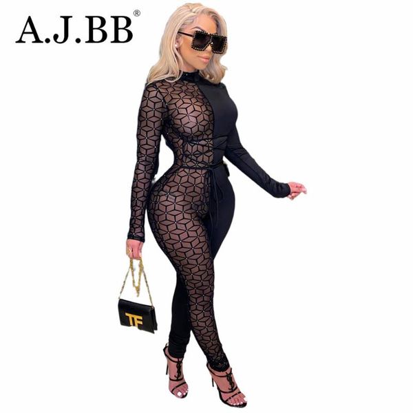 

gym clothing europe's fashion solid color splicing one-piece pants slim night club o-neck long sleeve women's t-shirt and, White;black