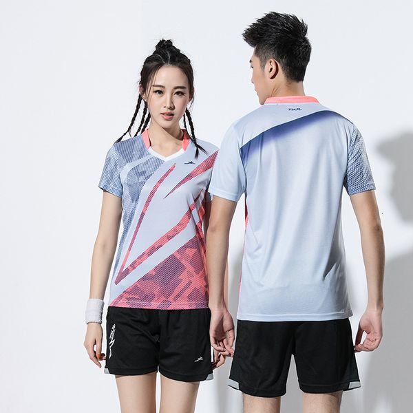 

tracksuits jerseys table tennis suit badminton women's skirt pants group purchase quick drying sportswear ball men's printing, Gray