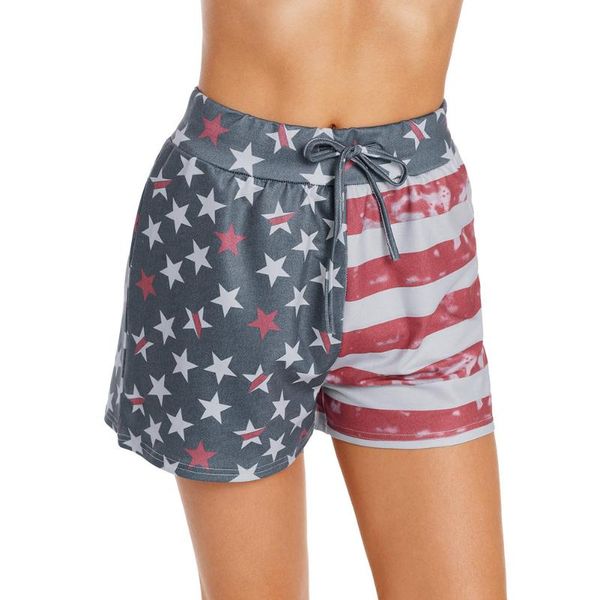 

women's shorts fashion loose spliced high waist for women panelled summer casual polyester size short mujer, White;black