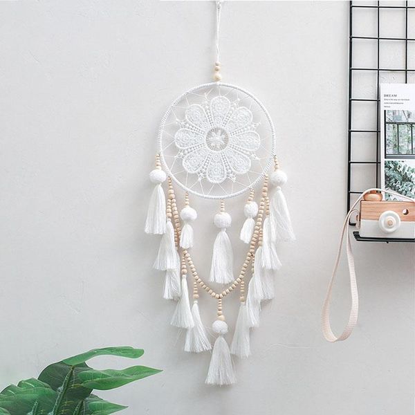 

decorative objects & figurines home decoration hand knitted wind chime outdoor living room pendants ornament car hanging bedroom crafts