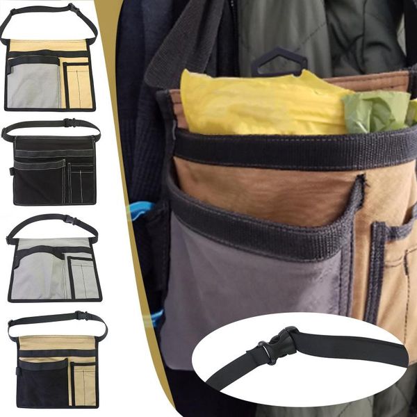 

storage bags tool belt pouch waist bag work organizer with multi pocket for electricians technicians durable oxford canvas