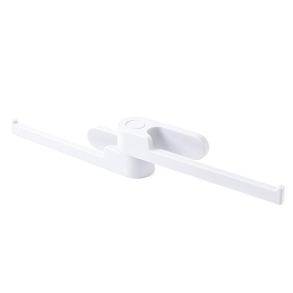 

hooks & rails storage rack wall mounted laundry room hanger organizer cabinets sticky non drilling balcony abs 180 degree rotation corner
