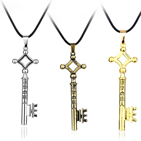 

giant allen key necklace popular animation accessories pendant, Silver