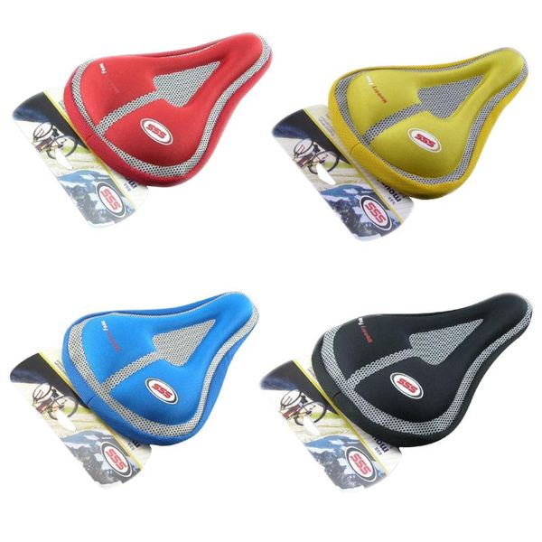 

bike saddles seat cover 3d gel padded breathable mtb road bicycle saddle cushion comfort ultra soft