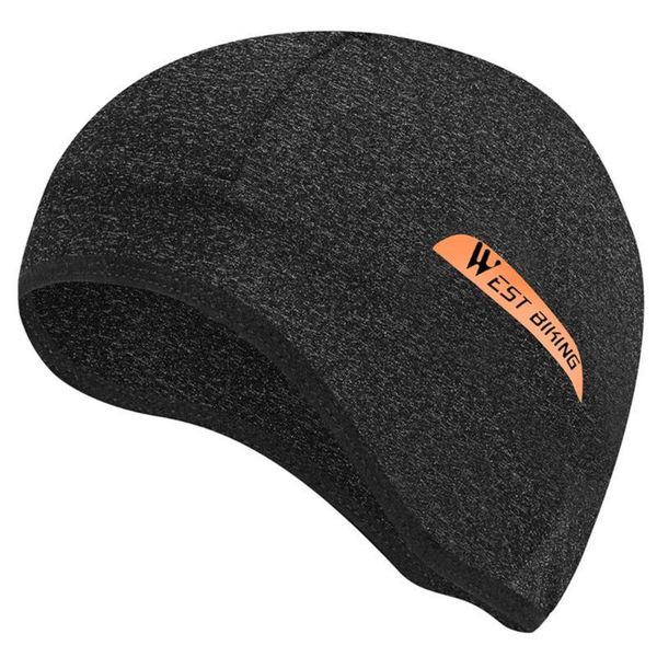 

cycling caps & masks bicycle women men summer wicking cooling helmet liner mtb bike hats outdoor sports, Black