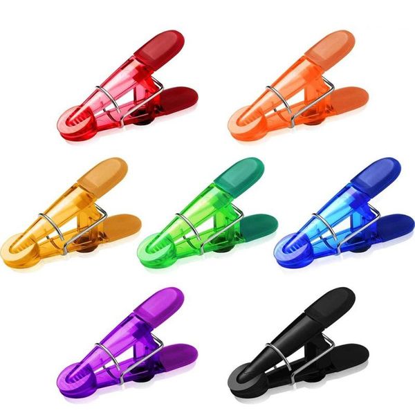

bag clips 7pcs/set plastic magnet sealing clip for food storage fridge sticker kitchen snack household magnets