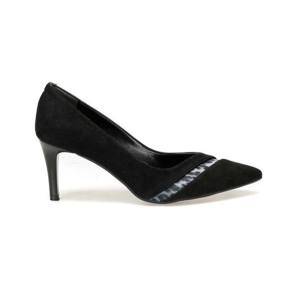 

dress shoes women's stiletto thin-heeled suede pointed toe pumps wedding business dining invitation organization, Black