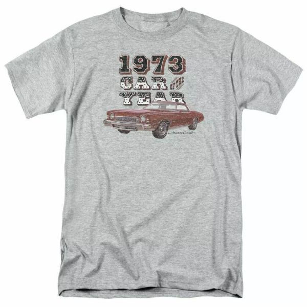 

chevrolet car of the year t shirt mens licensed car tee chevy monte sport gray, White;black