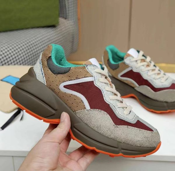 

2022 women man sneakers casual shoes three-s platform designer basketball shoes1 sneakers mens running luxury thick soles trend size 35-45 w, Black