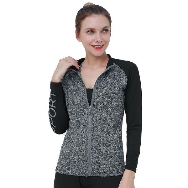 

yoga jacket ins clothes women's sportswear jump exercise fitness body long sleeves outfit