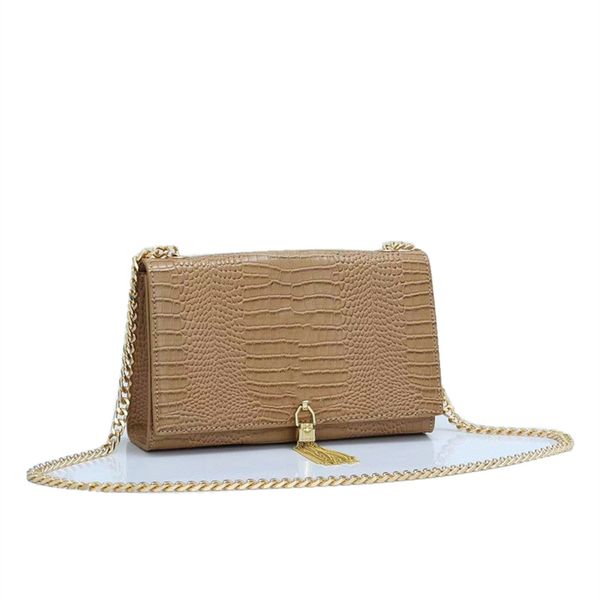 

2022 mini flap crossbody bag women chain shoulder bags alligator cosmetic phone pocket totes handbag wallet purse y007