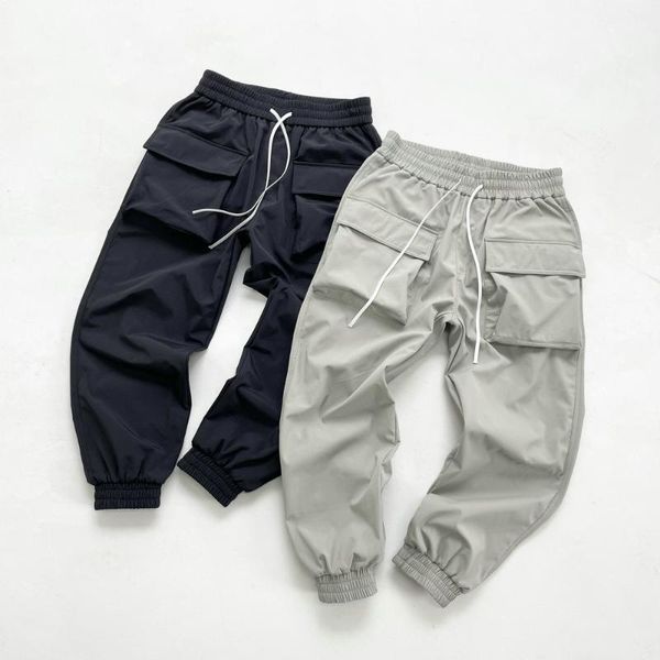 

men's pants waterproof tactical cargo mens hip hop causal streetwear, Black