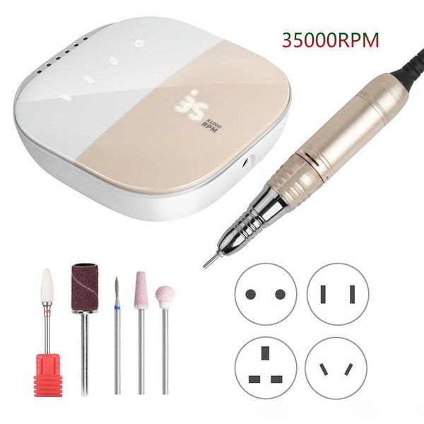 

electric nail drill machine 30w manicure pedicure professional strong & accessories